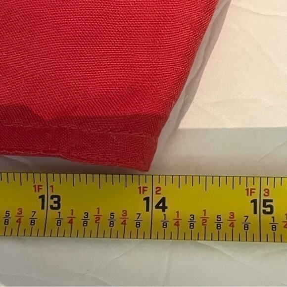 Paul Harris Design Light Red Silk Linen Blend Career Office Skirt NWOT Size 6 - Picture 10 of 11